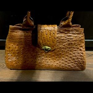 Veari ostrich handbag